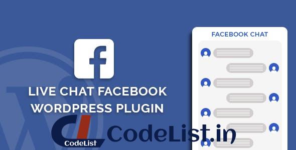 Live Chat Facebook WordPress Plugin v1.0.1