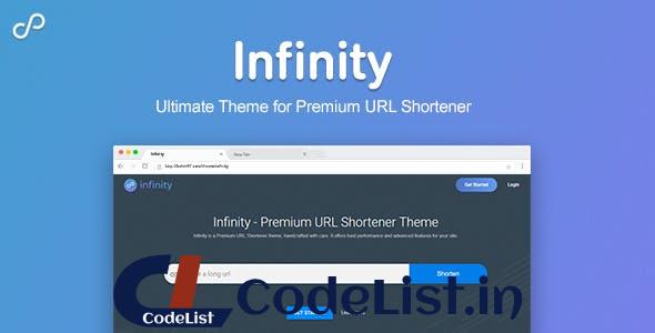 Infinity v1.0.4 – Premium URL Shortener Theme