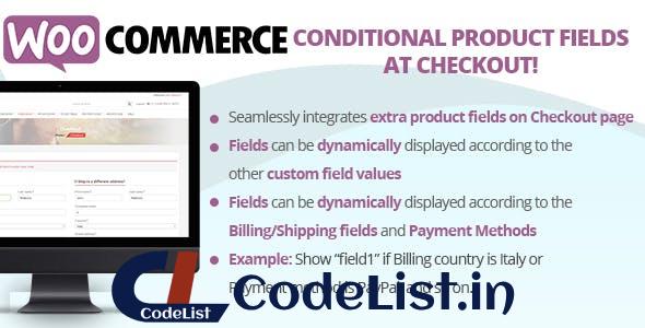 Conditional Product Fields at Checkout v2.6