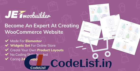 JetWooBuilder v2.1.13 – WooCommerce Addon for Elementor