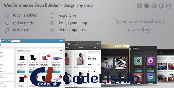 WooCommerce shop page builder v1.30