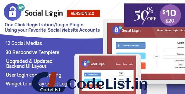 AccessPress Social Login v2.0.0