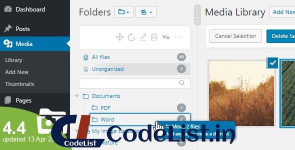 WP Real Media Library v4.5.1 – Media Categories / Folders