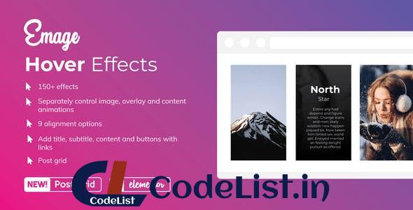 Emage v4.5.1 – Image Hover Effects for Elementor