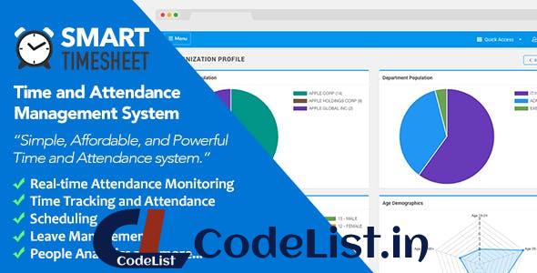 Smart Timesheet v3.7 – Time and Attendance Management System