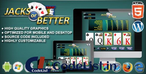 Video Poker Jacks or Better – HTML5 Casino Game