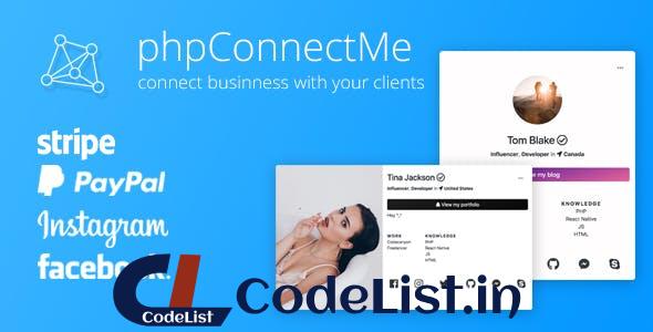 phpConnectMe – Instagram Custom Social Profile