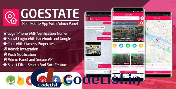 GoEstate – Real Estate App With Admin Panel