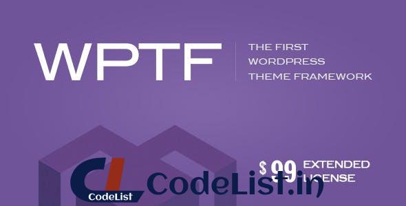 WPTF v1.4.6 – WordPress Theme Framework