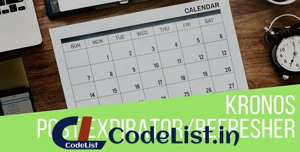 Kronos v1.2.0.1 – Automatic Post Expirator Plugin for WordPress