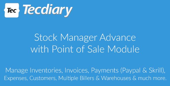 Stock Manager Advance with Point of Sale Module v3.4.17 – nulled