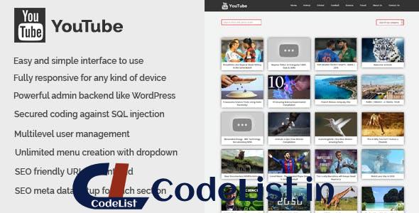 YouTube v1.0.0 – YouTube Video Collection CMS