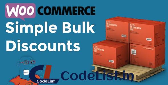 WooCommerce Simple Bulk Discounts v1.0.6