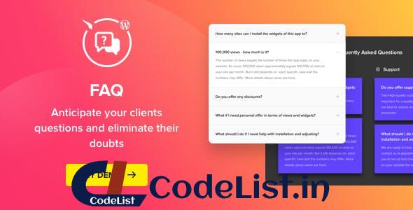 Accordion FAQ Plugin for WordPress v1.3.0