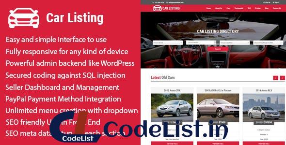 Carlisting v1.2 – Auto and Car Listing Multi-Vendor Directory CMS