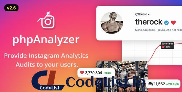 phpAnalyzer v2.6.12 – Instagram Analytics / Audit / Statistics Tool