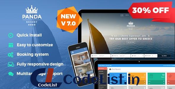 Panda Resort v7.1.5 – CMS for Single Hotel – Booking System