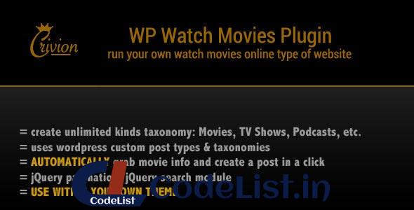 WP Watch Movies & TV Shows Online v1.6