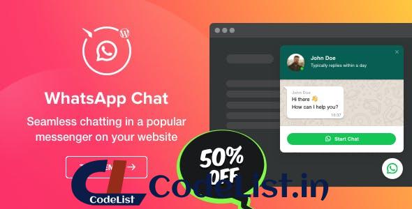 WhatsApp Chat v1.1.0 – WordPress WhatsApp Chat plugin