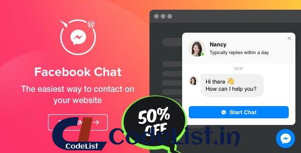 Facebook Chat v1.2.1 – WordPress Facebook Chat plugin