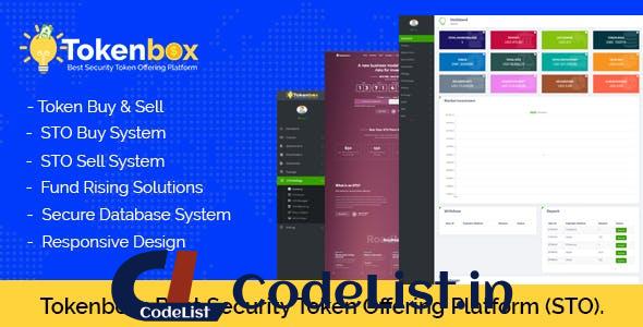 Tokenbox v1.0 – Best Security Token Offering Platform (STO) – nulled