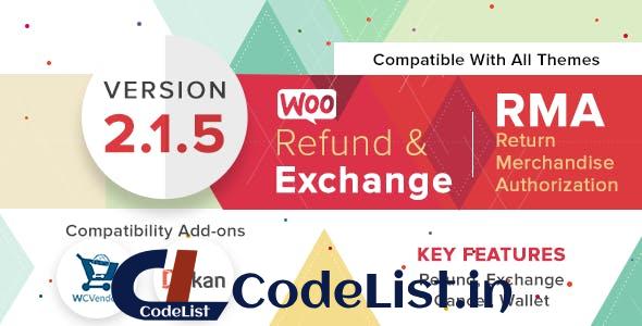 WooCommerce Refund And Exchange With RMA v2.1.5