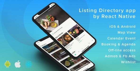 ListApp v1.7.1 – Listing Directory mobile app by React Native