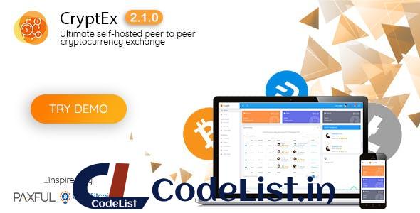 CryptEx v2.1.0 – Ultimate peer to peer CryptoCurrency Exchange platform (with self-hosted wallets) – nulled