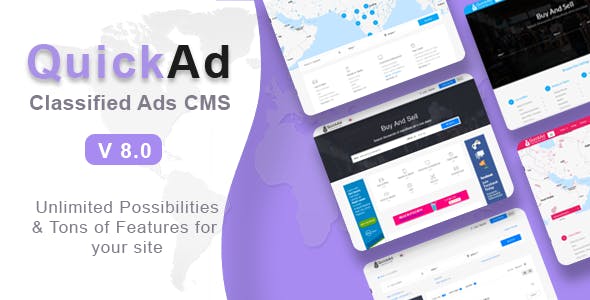 Quickad v8.2 – Classified Ads CMS PHP Script – nulled