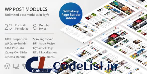 WP Post Modules for NewsPaper and Magazine Layouts v3.4.0