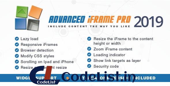 Advanced iFrame Pro v2019.9