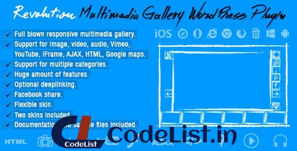 Revolution Multimedia Gallery v1.0 – WordPress Plugin