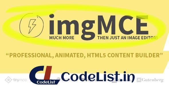 imgMCE v1.3.2 – Professional, Animated Image Editor & HTML5 content builder