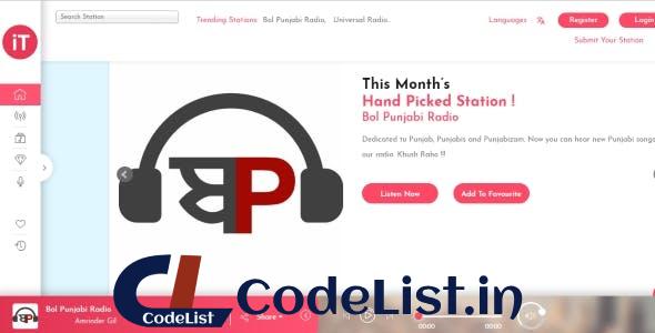 Radio Streaming php Script