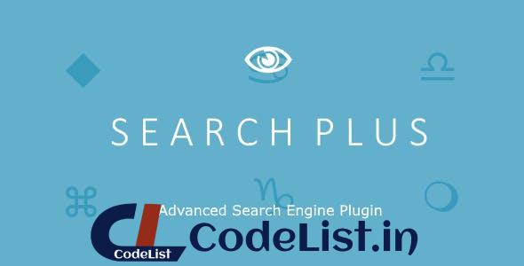 Search Plus v1.2 – Advanced Search Engine Plugin