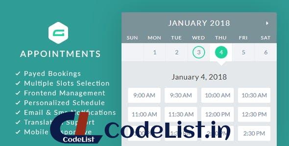 gAppointments v1.14.1 – Appointment booking addon for Gravity Forms