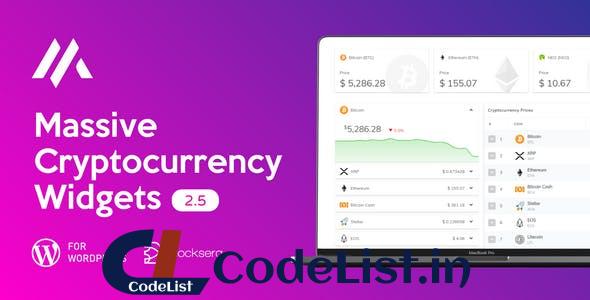 Massive Cryptocurrency Widgets v3.2.4