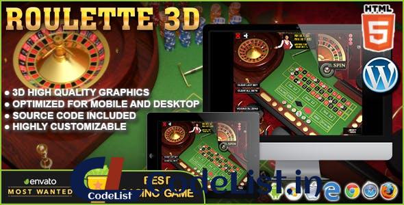 3D Roulette – HTML5 Casino Game