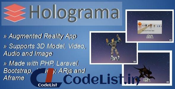 Holograma v1.0 – Augmented Reality Builder