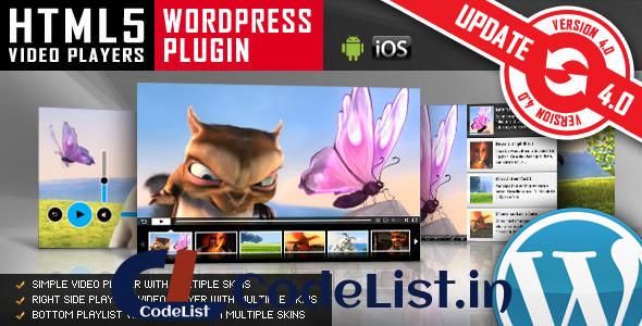 HTML5 Video Player v5.3.4 – WordPress Plugin