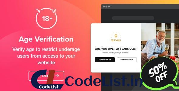 Age Verification plugin for WordPress v1.1.0