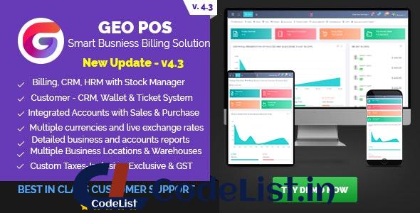 Geo POS v4.3 b79 – Point of Sale, Billing and Stock Manager Application