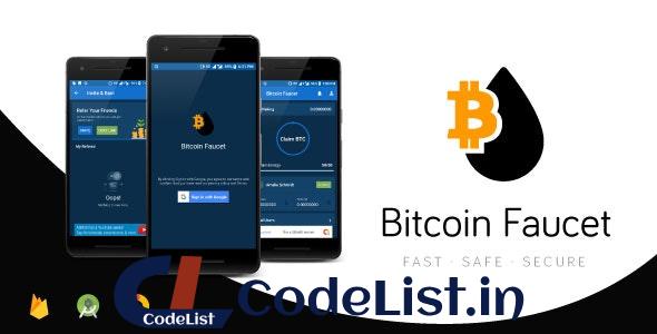 Bitcoin Faucet Full Android Application | Top Traffic Driving App | Firebase & Admob