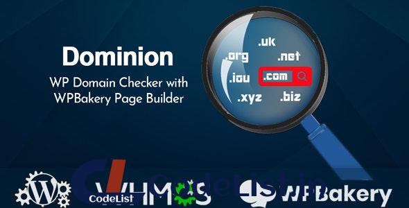 Dominion v1.9.5 – WP Domain Checker with WPBakery Page Builder