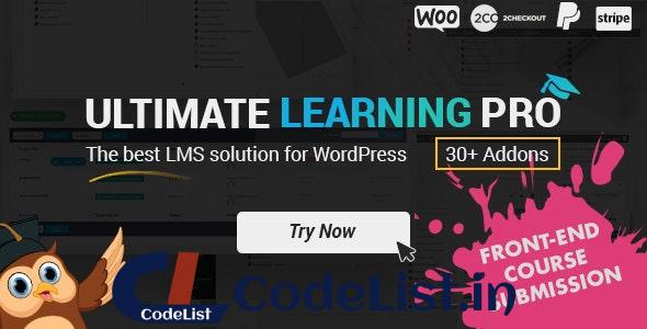 Ultimate Learning Pro WordPress Plugin v3.8