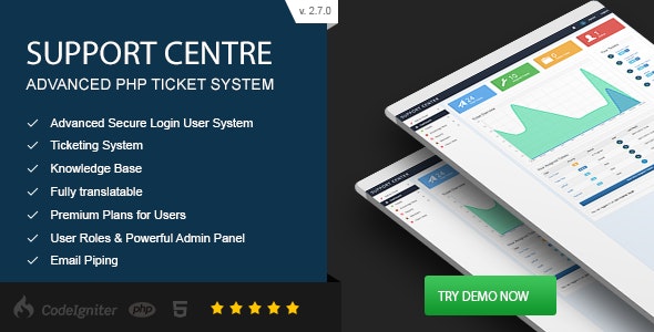 Support Centre v2.7.0 – Advanced PHP Ticket System