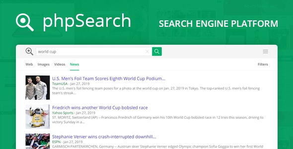 phpSearch v4.3.0 – Search Engine Platform