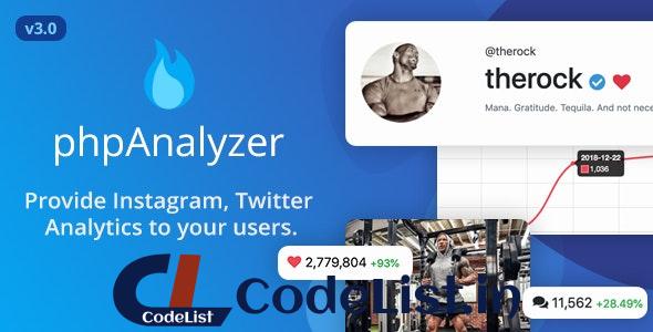 phpAnalyzer v3.0.1 – Social Media Analytics / Statistics Tool – nulled