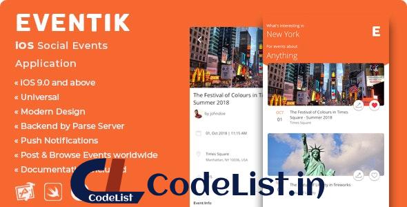 Eventik – iOS Social Events Application