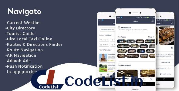 Navigato v1.1 – City Directory + Tourist Guide + Navigation app